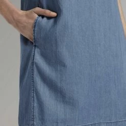 Brandneu 🛒 TOM TAILOR Jerseykleid »Lyocell T-Shirt-Kleid im 👖 Jeanslook« Mid stone wash denim, Blue Denim 🔥 -Tom Tailor Verkaufsgeschäft 001d8007 7e8d 5955 8b2e 7844e26c8ffe