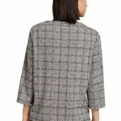 Auslauf 😍 TOM TAILOR Sweatshirt in modischer Karo-Optik Offwhite jacquard (grau, meliert), Brown jacquard check, Green jacquard check (mintgr&uuml;n) 🤩 -Tom Tailor Verkaufsgeschäft 00b1525b 2c32 506f b501 19d73faf6b36