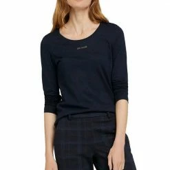 Blitzangebot ⭐ TOM TAILOR Langarmshirt mit Bio-Baumwolle Uni-bedruckt-schwarz, Uni-bedruckt-marine, Uni-bedruckt-bordeaux, Uni-bedruckt-altrosa 👏 -Tom Tailor Verkaufsgeschäft 00f0ee93 9623 541d 9875 3f3f56e4e8dd