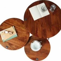 Bestes Angebot 👍 TOM TAILOR Beistelltisch »T-WOOD TABLE SMALL«, kleiner Beistelltisch mit Knopfdetail, dunkles Mangoholz und schwarze Beine ⭐ -Tom Tailor Verkaufsgeschäft 01102b45 0b36 5268 9497 7178ca2d3374