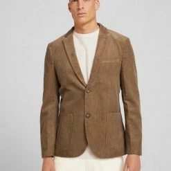 Neu 🔔 TOM TAILOR Sakko »Blazer in Cord Optik« Sky Captain Blue, Toasted Coconut 🌟 -Tom Tailor Verkaufsgeschäft 012950e2 fc28 5485 a0dd 6cc706c415f1