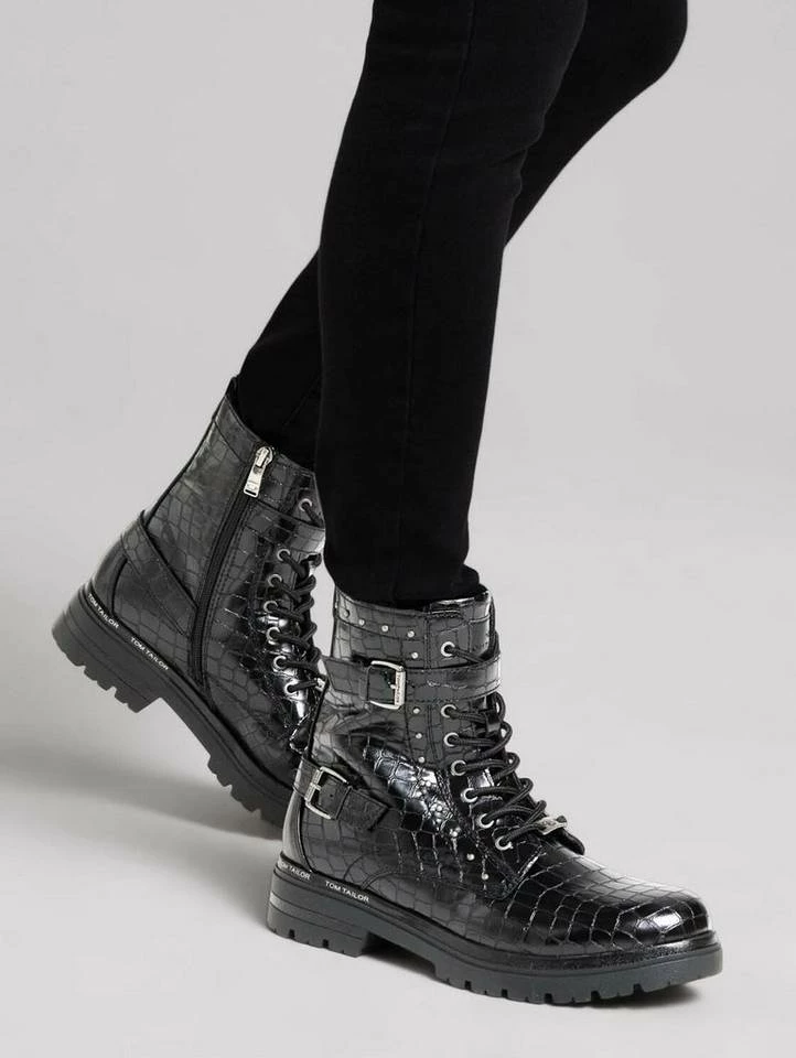Top 10 🧨 TOM TAILOR »Stiefel mit Schlangenhautmuster« Schnürboots 🎉 10 Top 10 🧨 TOM TAILOR »Stiefel mit Schlangenhautmuster« Schnürboots 🎉 - Image 10