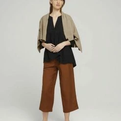 Neu 👏 TOM TAILOR Langarmbluse »Tunikabluse mit Leinen« Deep black, White ⭐ -Tom Tailor Verkaufsgeschäft 01cddff3 ea63 543a b1fa 0efd2befe5d7