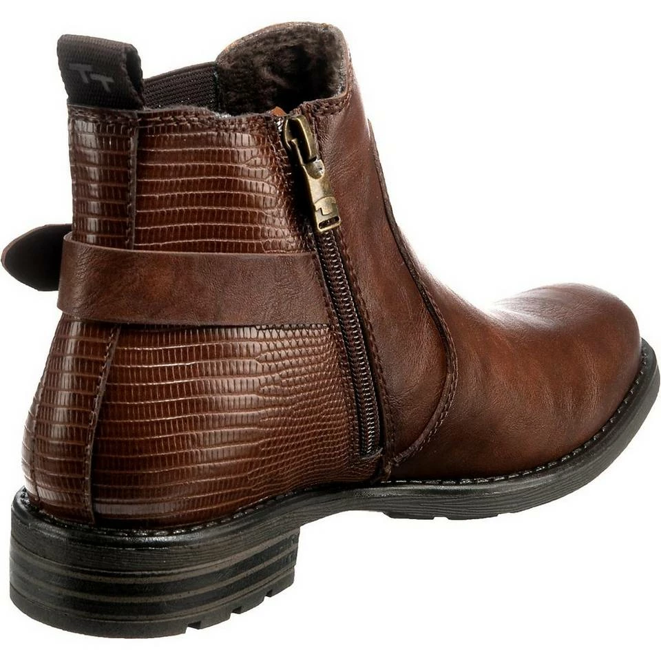 Blitzangebot ⌛ TOM TAILOR »Chelsea 🥾 Boots« Chelseaboots Schwarz, Cognac ✨ 4 Blitzangebot ⌛ TOM TAILOR »Chelsea 🥾 Boots« Chelseaboots Schwarz, Cognac ✨ - Image 4