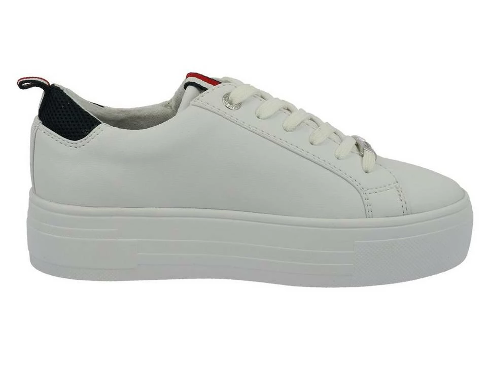 Coupon ⭐ TOM TAILOR »Tom Tailor Denim Damen 1196102 👟 Sneaker Sommer Memory Effekt« Schnürschuh Weiß, White, Navy, Cognac ❤️ 4 Coupon ⭐ TOM TAILOR »Tom Tailor Denim Damen 1196102 👟 Sneaker Sommer Memory Effekt« Schnürschuh Weiß, White, Navy, Cognac ❤️ – Bild 4