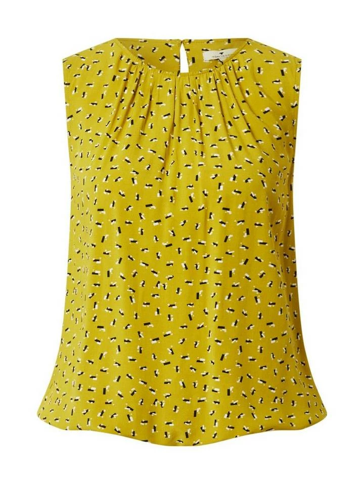 Rabatt 🎉 TOM TAILOR Langarmbluse »Ärmellose Bluse mit elastischem Bund« Deep black, Beige geometrical design, Khaki white outline leaves, Caramel Brown ❤️ 15 Rabatt 🎉 TOM TAILOR Langarmbluse »Ärmellose Bluse mit elastischem Bund« Deep black, Beige geometrical design, Khaki white outline leaves, Caramel Brown ❤️ - Image 15