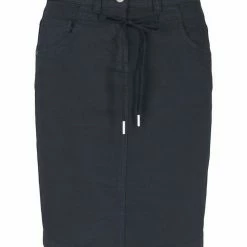 Budget 🤩 TOM TAILOR Sommerrock »Stoffrock mit Kordelzug« Prairie Grass Green, Sky Captain Blue 😍 -Tom Tailor Verkaufsgeschäft 046cc093 b940 529a 91fc 80ca63f6acbf