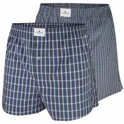 Schlussverkauf 😀 TOM TAILOR Boxer »Herren Web-Boxershorts 2er Pack - Pure Cotton,« Hellblau bunt kariert, Blau-Mix, Blue#ft5_slash#Medium#ft5_slash#Check, Grau blau kariert fein kariert 🌟 -Tom Tailor Verkaufsgeschäft 05b2b442 136f 53d7 ae00 cb8527edfdf8