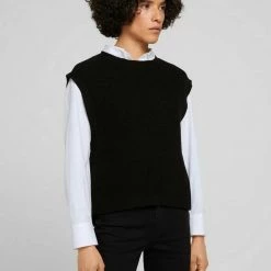 Am billigsten ⭐ TOM TAILOR Strickpullover »Pullunder mit Seitenschlitzen« Cold beige melange, Oyster grey melange, Soft greyish green melange, Deep black ✔️ -Tom Tailor Verkaufsgeschäft 061659aa fbc0 5dfe a99a 50761f532e7b