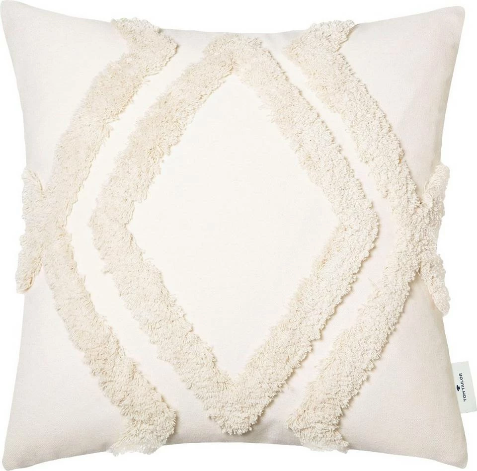 Bestes Angebot 🎁 Kissenhülle »Fluffy Rhomus«, TOM TAILOR (1 Stück), mit aufgesetzten, fluffigen Rautenmotiv Beige-natur-kitt, Nature, Schwarz-black-anthrazit 🧨 1 Bestes Angebot 🎁 Kissenhülle »Fluffy Rhomus«, TOM TAILOR (1 Stück), mit aufgesetzten, fluffigen Rautenmotiv Beige-natur-kitt, Nature, Schwarz-black-anthrazit 🧨