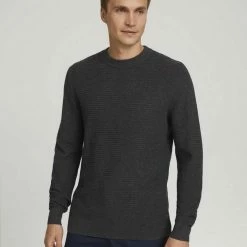 Auslauf 🧨 TOM TAILOR Strickpullover »Pullover mit LENZING(TM) ECOVERO™« Black Grey Melange, Knitted Navy Melange 😍 -Tom Tailor Verkaufsgeschäft 0766b931 f822 5bb3 bfc2 7ee99f2226d9