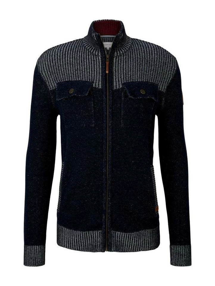 Am billigsten ✨ TOM TAILOR Strickjacke »Melierte Strickjacke mit Brusttaschen« Sky Captain Blue, Soft buttercream, Black Grey Melange 🤩 7 Am billigsten ✨ TOM TAILOR Strickjacke »Melierte Strickjacke mit Brusttaschen« Sky Captain Blue, Soft buttercream, Black Grey Melange 🤩 - Image 7