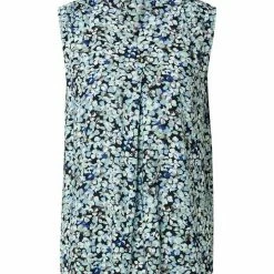 Top 10 🥰 TOM TAILOR Blusentop Offwhite flower design, Offwhite floral design, Navy floral design ❤️