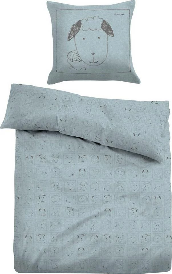Brandneu 😍 Kinderbettwäsche »ANIMALS«, TOM TAILOR, mit tollen Tiermustern Aqua grey, Light blue 👍 4 Brandneu 😍 Kinderbettwäsche »ANIMALS«, TOM TAILOR, mit tollen Tiermustern Aqua grey, Light blue 👍 - Image 4
