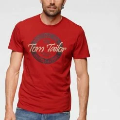 Angebote 🎁 TOM TAILOR T-Shirt Mit Logofrontprint Molten Lava Red, Smokey aqua, Sky Captain Blue 🥰 -Tom Tailor Verkaufsgeschäft 08ec22fa 2467 5f1b 8a65 7ef14f6d10fe