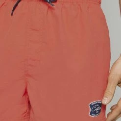 Budget ⌛ TOM TAILOR Badeshorts »Badeshorts mit Badge« Avocado, Coral 👍 -Tom Tailor Verkaufsgeschäft 09091fa0 61c0 5c49 940c f81ab86ee7fb