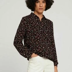 Brandneu 🤩 TOM TAILOR Langarmbluse »Gemusterte Bluse mit elastischem Bund« 👏 -Tom Tailor Verkaufsgeschäft 0914c922 43a1 5651 87c8 bd16352f5ea6