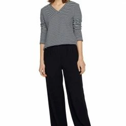 Schlussverkauf ⌛ TOM TAILOR Sweater mit kleinen Schlitzen aus der Naht heraus Dunkelblau, Dunkelblau-weiß-gestreift ⌛ -Tom Tailor Verkaufsgeschäft 093bcfb6 32e4 5f55 9a58 febe1699e9c4