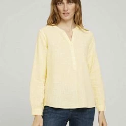 Budget 👏 TOM TAILOR Langarmbluse Smooth yellow, Mittelblau, Clear Light Blue, 👖 Jeansblau 🥰 -Tom Tailor Verkaufsgeschäft 0978a008 f4d8 5427 ae99 17e54f6c8005