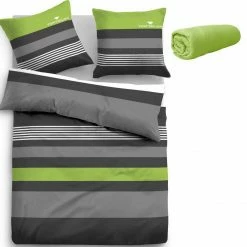 Bester Verkauf 😀 Bettwäsche »Carl«, TOM TAILOR, mit Gratis-Zugabe: Spannbettlaken Türkis-grau, Grün-grau, Taupe-beere, Rot-grau ⌛ -Tom Tailor Verkaufsgeschäft 09cbc2e7 9b7f 5f30 85e9 d3d623a395f8