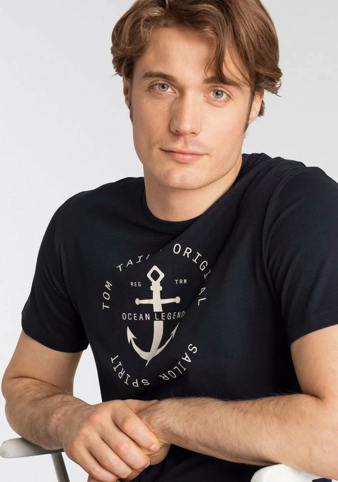 Brandneu 🌟 TOM TAILOR Kurzarmshirt Navy, Grau, Hellblau 👏 3 Brandneu 🌟 TOM TAILOR Kurzarmshirt Navy, Grau, Hellblau 👏 – Bild 3