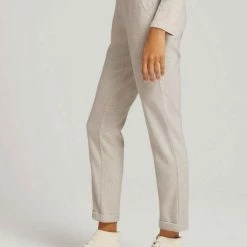 Besorgen 🎉 TOM TAILOR Culotte »Loose Fit Hose mit elastischem Bund« Deep black, Cold beige melange 🔥 -Tom Tailor Verkaufsgeschäft 0a4641a3 b23b 5b63 b2d7 7cd115bede8b