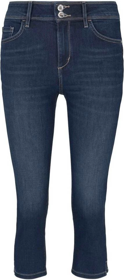 Bestes Angebot 👍 TOM TAILOR Caprijeans »Kate Slim« mit kleinen Seitenschlitzen Mid stone washed, Dark stone washed, Random bleached blue 🥰 9 Bestes Angebot 👍 TOM TAILOR Caprijeans »Kate Slim« mit kleinen Seitenschlitzen Mid stone washed, Dark stone washed, Random bleached blue 🥰 – Bild 9