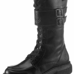 Neu 🔔 TOM TAILOR Schnürstiefel mit Logoprägung 🌟