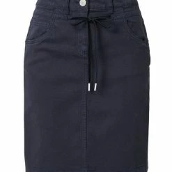 Budget 🤩 TOM TAILOR Sommerrock »Stoffrock mit Kordelzug« Prairie Grass Green, Sky Captain Blue 😍 -Tom Tailor Verkaufsgeschäft 0b9ef880 2cf6 5231 95b5 0833d7d8745d