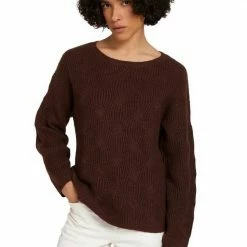 Beste Bewertungen von 🧨 TOM TAILOR Strickpullover mit Zupfmuster Cold beige melange, Earth brown melange 🎉