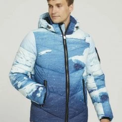 Auslauf 🎁 TOM TAILOR Winterjacke »gesteppte Pufferjacke« Flame Brown, Sky Captain Blue, Black, Olive Night Green 😍 -Tom Tailor Verkaufsgeschäft 0cc2e78b 8369 5d59 9f39 b65012708e94