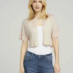 Bestes Angebot ⌛ TOM TAILOR Strickjacke »Kurzer Bolero mit Knopf« Deep black, Grape Leaf Green, Whisper White, Linen White 😍 -Tom Tailor Verkaufsgeschäft 0d218ae9 22d3 5bcb b008 6e6d4007d8f8