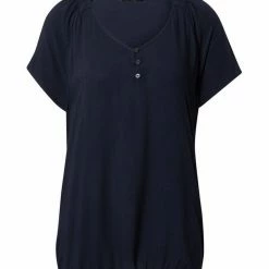 Budget 🔔 TOM TAILOR 👕 Shirtbluse mit Raffungen am Ausschnitt Sea Blue, Sky Captain Blue, Flamingo flower ⭐ -Tom Tailor Verkaufsgeschäft 0e3dbc32 8e34 5b02 945e 0263e73e095b