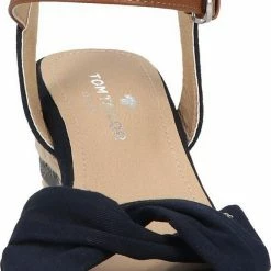 Besorgen 🎁 TOM TAILOR »Lederimitat/Textil« Keilsandalette Beige 00006, Dunkelblau, Yellow, Navy 00003 😀 -Tom Tailor Verkaufsgeschäft 0fd74e07 829c 5db1 b1a9 c28bb52c9245