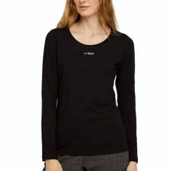 Blitzangebot ⭐ TOM TAILOR Langarmshirt mit Bio-Baumwolle Uni-bedruckt-schwarz, Uni-bedruckt-marine, Uni-bedruckt-bordeaux, Uni-bedruckt-altrosa 👏 -Tom Tailor Verkaufsgeschäft 0fda6aed 0340 518e 96ab 6f415bb42361