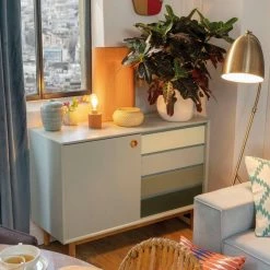 Brandneu ✨ TOM TAILOR Sideboard »COLOR BOX«, mit 1 Tür & 4 Kontrast-Schubladen, Füße Eiche geölt, Breite 114 cm Sage, Mustard, White & rose, White 🎉 -Tom Tailor Verkaufsgeschäft 10b96259 3f4b 51fe b1e2 004cbf27ec20