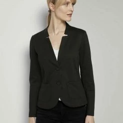 Angebote 🛒 TOM TAILOR Kurzblazer mit Ottoman-Struktur Deep black, Plum blossom lilac, Soft leaf green, Strong Red 🔥 -Tom Tailor Verkaufsgeschäft 11784449 9573 5bd3 b970 ee27580bde33