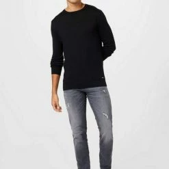 Auslauf ❤️ TOM TAILOR Rundhalspullover Light Soft Grey Melange, Sky Captain Blue, Light wood taupe melange, Black 🛒 -Tom Tailor Verkaufsgeschäft 11839726 34b1 560b b0d7 ee3d26694e64