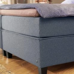 Aktion 👍 TOM TAILOR Boxspringbett »COLOR BOX«, Struktur, mit »TOM TAILOR« Print, Überlänge Steel TIM 18, Woven grey TBO 19, Anthracite TBO 9, Mocca TIM 4 🛒 -Tom Tailor Verkaufsgeschäft 12271337