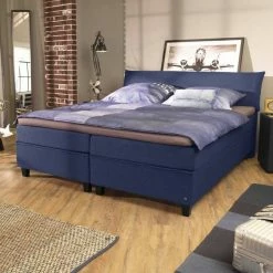 Großhandel 🔥 TOM TAILOR Boxspringbett »COLOR BOX«, Webstoff, ohne Print, Überlänge 220 cm Navy TTI 6, Graphite TTI 29 😀 -Tom Tailor Verkaufsgeschäft 12271379