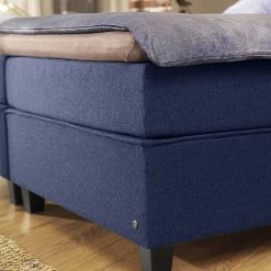 Großhandel 🔥 TOM TAILOR Boxspringbett »COLOR BOX«, Webstoff, ohne Print, Überlänge 220 cm Navy TTI 6, Graphite TTI 29 😀 -Tom Tailor Verkaufsgeschäft 12271382