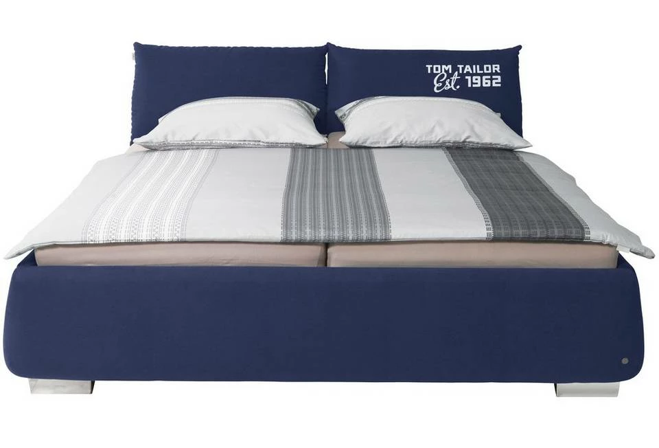 Coupon 😍 TOM TAILOR Polsterbett »SOFT PILLOW«, Webstoff, mit Print, Überlänge 220 cm Navy TTI 6, Graphite TTI 29 🔥 5 Coupon 😍 TOM TAILOR Polsterbett »SOFT PILLOW«, Webstoff, mit Print, Überlänge 220 cm Navy TTI 6, Graphite TTI 29 🔥 - Image 5