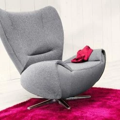 Neu 🔔 TOM TAILOR Loungesessel »TOM«, mit Metall-Drehfuß Deep black TBO 10, Coconut brown TBO 12, Moody grey TBO 29 🔥 -Tom Tailor Verkaufsgeschäft 12391953