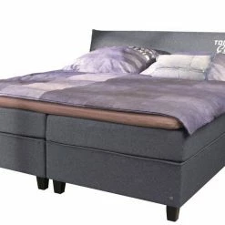 Aktion 👍 TOM TAILOR Boxspringbett »COLOR BOX«, Struktur, mit »TOM TAILOR« Print, Überlänge Steel TIM 18, Woven grey TBO 19, Anthracite TBO 9, Mocca TIM 4 🛒 -Tom Tailor Verkaufsgeschäft 12688155 1