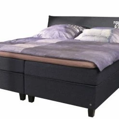 Aktion 👍 TOM TAILOR Boxspringbett »COLOR BOX«, Struktur, mit »TOM TAILOR« Print, Überlänge Steel TIM 18, Woven grey TBO 19, Anthracite TBO 9, Mocca TIM 4 🛒 -Tom Tailor Verkaufsgeschäft 12688171