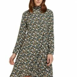 Besorgen 🔥 TOM TAILOR Minikleid mit Reißverschluss Dunkelgrün-gemustert, Schwarz, Schwarz-braun-gemustert, Green shades floral design 😍 -Tom Tailor Verkaufsgeschäft 12db0e7b 6378 59f1 afaa 6e37c45981d2