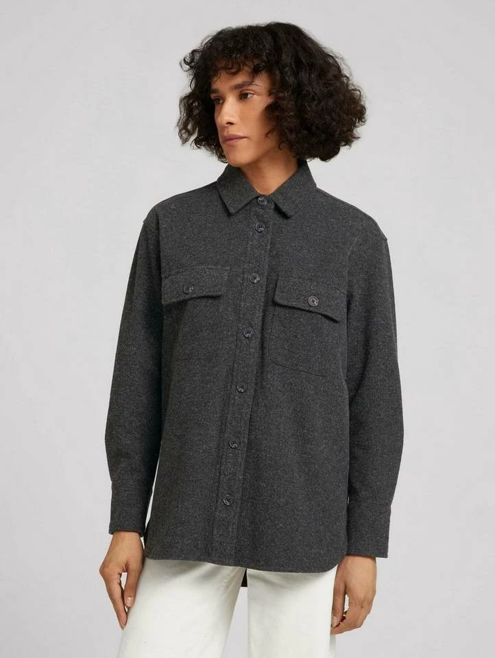 Aktion ⭐ TOM TAILOR Kurzblazer »Hemdjacke mit Brusttaschen« 🤩 12 Aktion ⭐ TOM TAILOR Kurzblazer »Hemdjacke mit Brusttaschen« 🤩 - Image 12