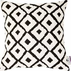 Neu 🎉 TOM TAILOR Dekokissen »Small Squares« Schwarz-weiß, Weiß-schwarz 🌟 -Tom Tailor Verkaufsgeschäft 13422333