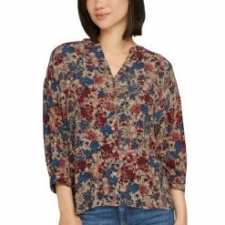 Blitzangebot 😀 TOM TAILOR Langarmbluse mit kurzen Seitenschlitzen 😍