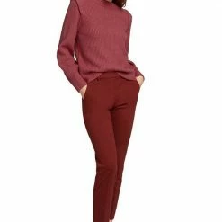 Bestes Angebot 💯 TOM TAILOR Strickpullover mit Schulterpolstern Dunkelrosa, Camelfarben-meliert 😀 -Tom Tailor Verkaufsgeschäft 13a46727 d706 5c6e a31d 1e11f0ecfa3b